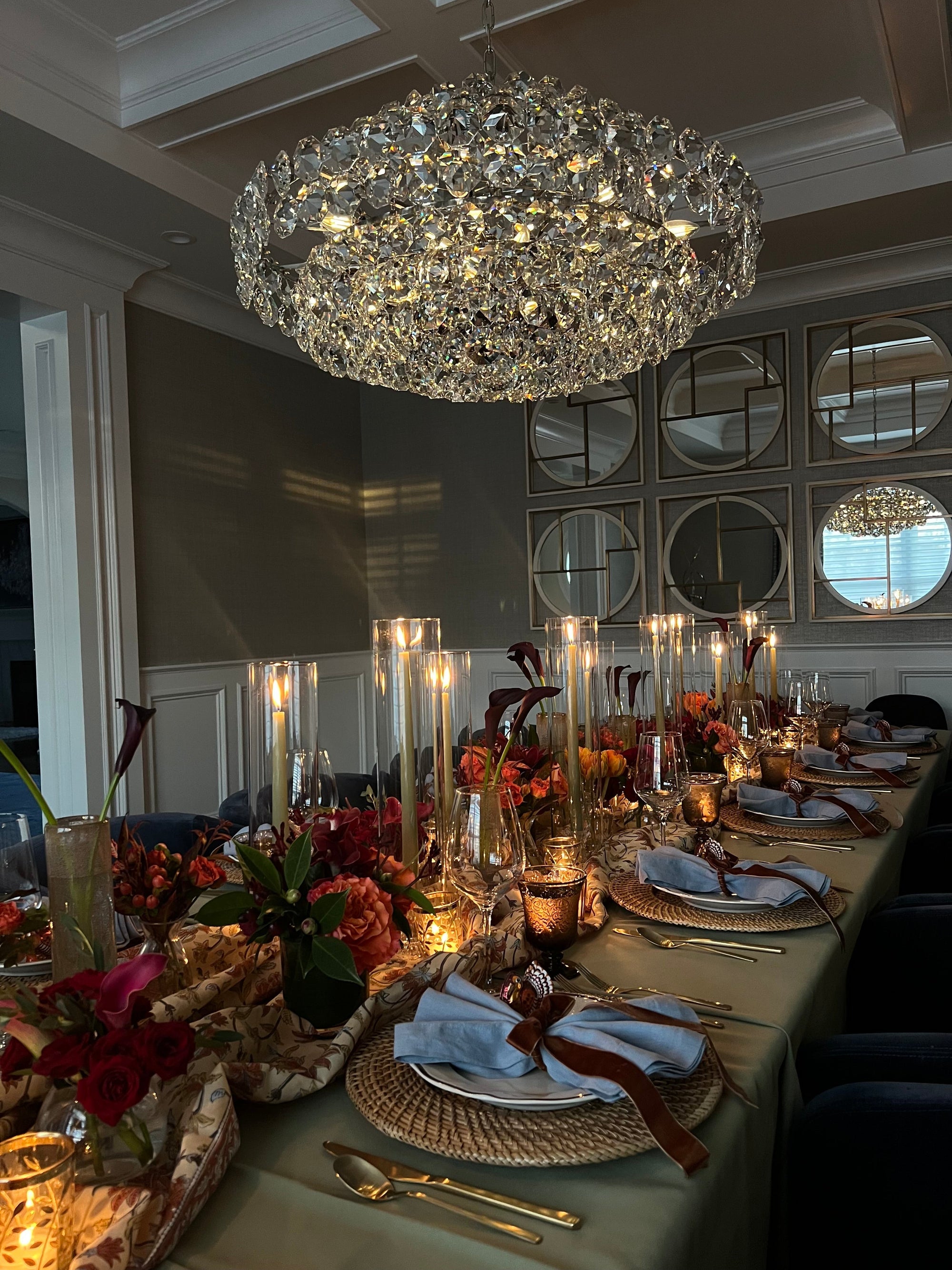 Thanksgiving centerpiece arrangement by Perennial Gardens, available for Westchester delivery