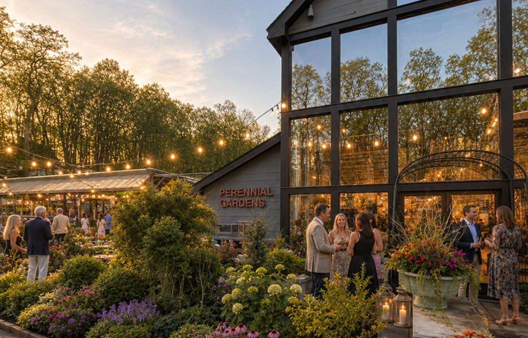 An evening hosted by Perennial Gardens.